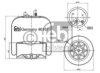 FEBI BILSTEIN 46187 Boot, air suspension